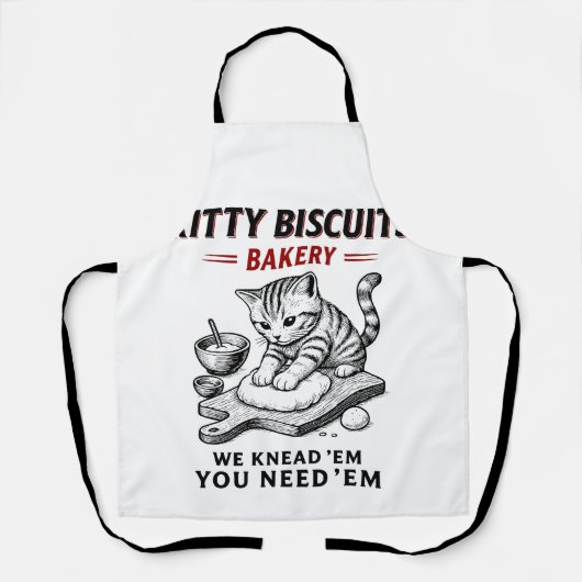 Kitty Biscuits Bäckerei Schürze (Vorderseite)