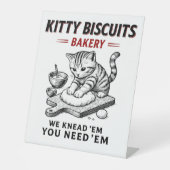 Kitty Biscuits Bäckerei Sockelschild (Vorderseite)