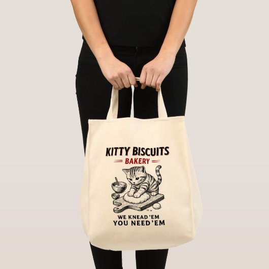 Kitty Biscuits Bäckerei Tragetasche (Vorderseite (Produkt))