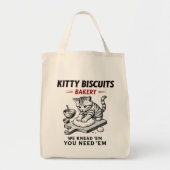 Kitty Biscuits Bäckerei Tragetasche (Vorne)