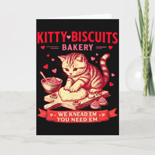 Kitty Biscuits Bäckerei Wir kneten sie, ihr brauch Karte