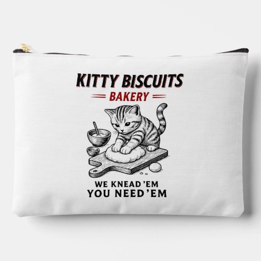 Kitty Biscuits Bäckerei Zubehörtasche (Vorderseite)
