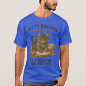 Kitty Biscuits Bakery Funny Cat baking for cat lov T-Shirt (Vorderseite)