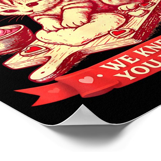 Kitty Biscuits Bakery We Knead Em You Need Em Vale Poster (Ecke)