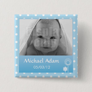 Kitty - blaues Button