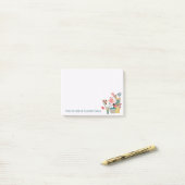 Kitty Blossoms Post-it Klebezettel (Auf Schreibtisch)