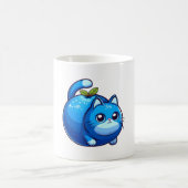 Kitty & Blueberry Süße Katze  Kaffeetasse (Mittel)