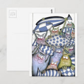 Kitty Blues Postkarte (Vorne/Hinten)