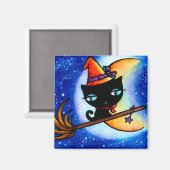 Kitty Bobbin reitet auf dem Milchstraßennetz Magnet (Vorderseite/Rückseite)