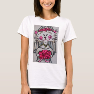 Kitty Bridge zu sein Hemd mit weißem Hintergrund T-Shirt