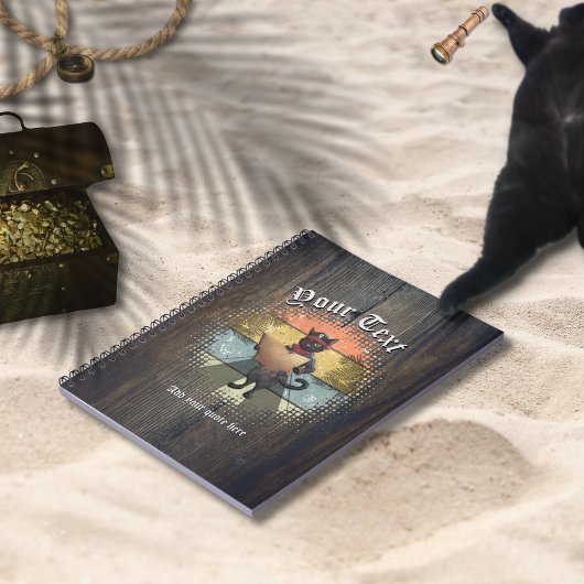 Kitty Buccaneers Sunset Quest Notizblock