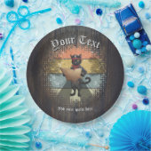 Kitty Buccaneers Sunset Quest Pappteller (Party)