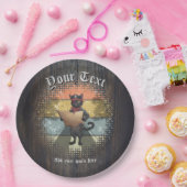 Kitty Buccaneers Sunset Quest Pappteller (Party)