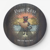 Kitty Buccaneers Sunset Quest Pappteller (Vorderseite)