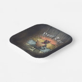 Kitty Buccaneers Sunset Quest Pappteller (Gewinkelt)