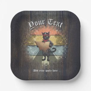 Kitty Buccaneers Sunset Quest Pappteller