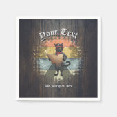 Kitty Buccaneers Sunset Quest Serviette (Vorderseite)