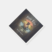 Kitty Buccaneers Sunset Quest Serviette (Ecke)