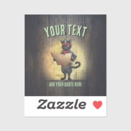 Kitty Buccaneers Sunset Quest Vinyl Sticker