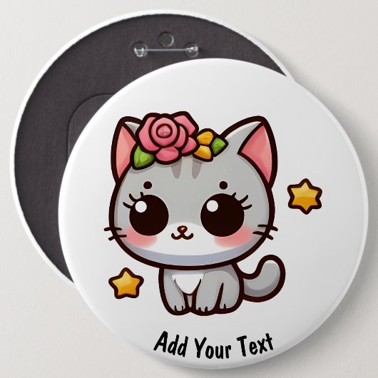 Kitty Button (Vorne & Hinten)