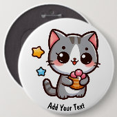 Kitty Button (Vorne & Hinten)