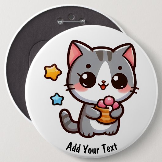 Kitty Button (Vorne & Hinten)