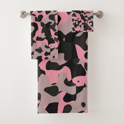 Kitty Camouflage Badhandtuch Set (Insitu)
