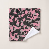 Kitty Camouflage Badhandtuch Set (Waschlappen)