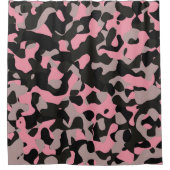Kitty Camouflage Duschvorhang (Vorderseite)