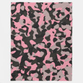 Kitty Camouflage Fleecedecke (Vorderseite)