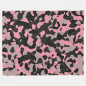 Kitty Camouflage Fleecedecke (Vorderseite (Horizontal))