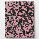 Kitty Camouflage Fotoplatte (Vorderseite)