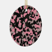 Kitty Camouflage Keramik Ornament (Rechts)