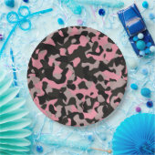 Kitty Camouflage Pappteller (Party)