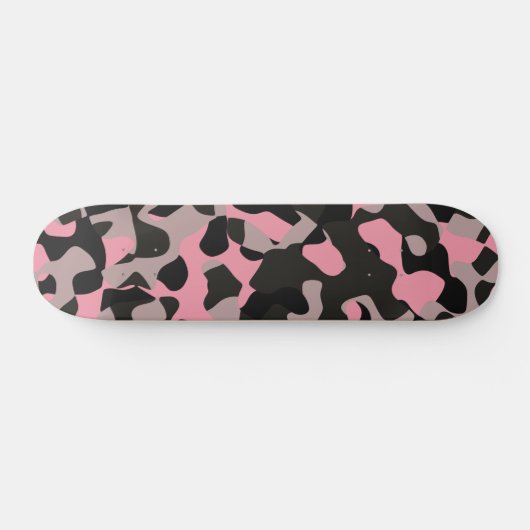 Kitty Camouflage Skateboard (Horizontal)