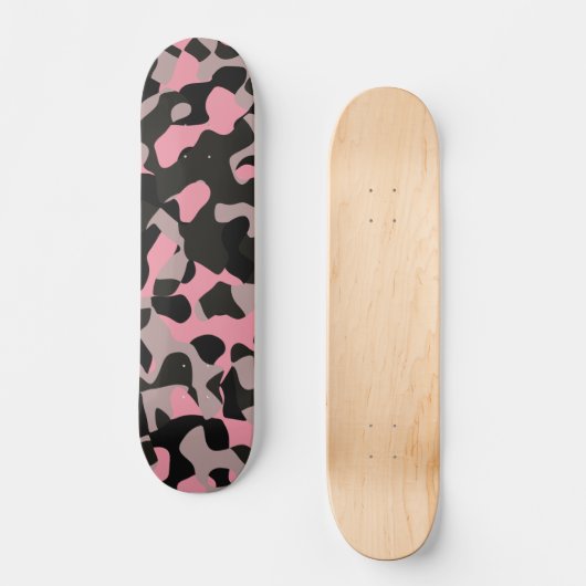Kitty Camouflage Skateboard (Vorderseite)