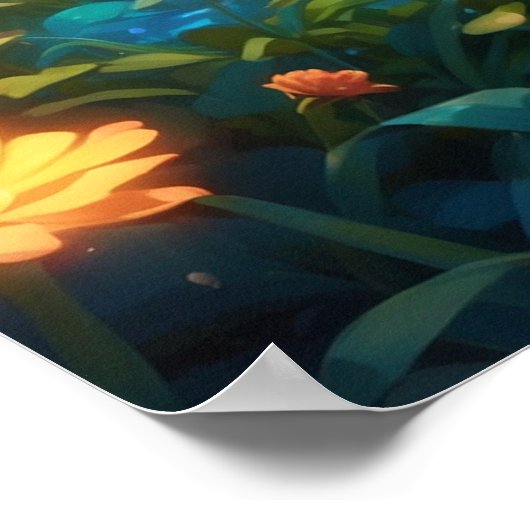 *~* Kitty Cat 5:4 Feline Kitten Celestie Fantasy Poster (Ecke)