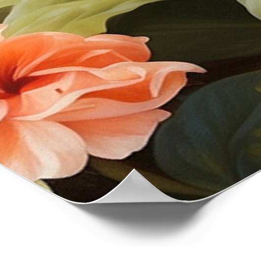 *~* Kitty Cat 5:4 Kitten Butterfly Blume AP68 Poster (Ecke)