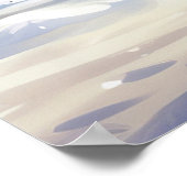 *~* Kitty Cat 5:4 Kitten Snow Jumping AP68 Poster (Ecke)