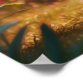 *~* Kitty Cat 5:4 Kitten White Long Hair Fluffy Poster (Ecke)