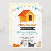 Kitty Cat Adoption Party Einladung (Vorne/Hinten)