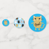 Kitty Cat Birthday Party Kinder Konfetti (Rückseiten)