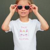 Kitty Cat Birthday Party Kleinkind T-shirt