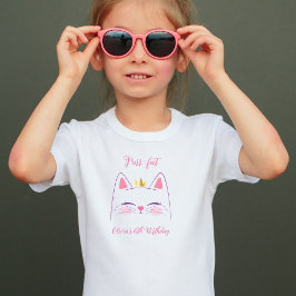 Kitty Cat Birthday Party Kleinkind T-shirt