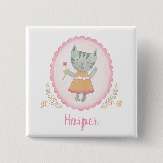 Kitty Cat Button (Vorderseite)