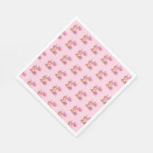 Kitty Cat Celebration Birthday Paper Napkin Serviette (Ecke)