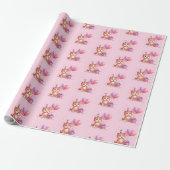 Kitty Cat Celebration Birthday Wrapping Paper Geschenkpapier (Ungerollt)