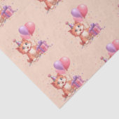 Kitty Cat Celebration Geburtstag Seidenpapier (Ausschnitt)