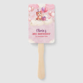 Kitty Cat Celebration Geburtstag Set der Fans Fächer (Rückseite)