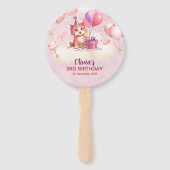 Kitty Cat Celebration Geburtstag Set der Fans Fächer (Vorderseite)